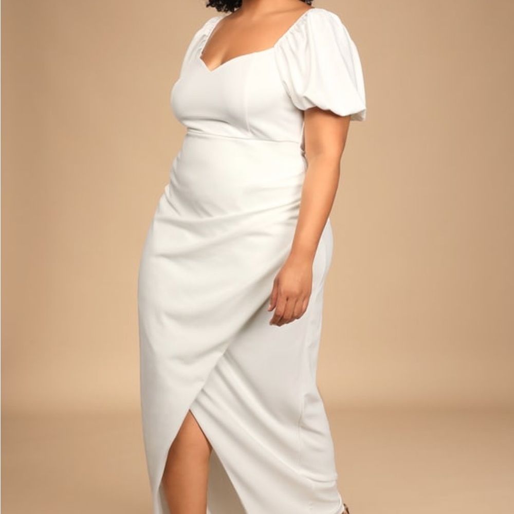 Long white dress